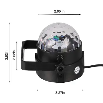3W LED-uri RGB Rotative Magic Ball Light Stage Lumina Proiectarea Lampa Disco Party Festival de Nunta de Decorare