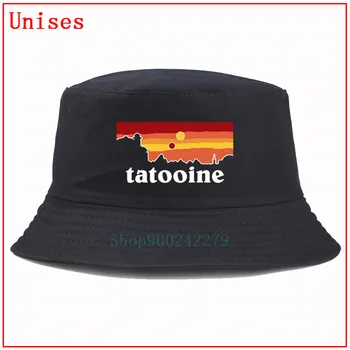 TATOOINIA CULORI inchise negru pălărie pescar hip hop panama capac de pescuit pălărie pălărie pentru bărbați palarie de soare barbati băiat pălărie de panama pălărie oameni mari