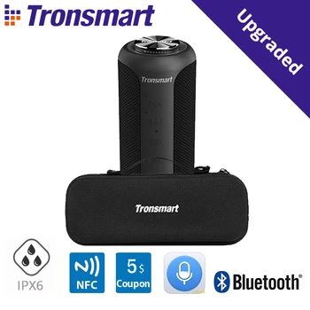 [Cea mai noua Versiune] Tronsmart T6 Plus Modernizate Ediție Difuzor Bluetooth 40W Portabil TWS Difuzor cu NFC,TF Card,USB Flash Drive