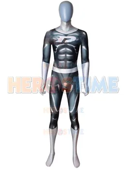 Cele mai noi 3D de Imprimare Danny Phantom super-Erou Cosplay Costum de Spandex Zentai Costum Body pentru Adulți/Copii