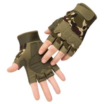 2020 Militare Tactice Mănuși Bărbați Luptă Deget și Jumătate din Armata Militara Mănuși Anti-alunecare de Sport în aer liber Mănuși de Degete Bărbați Femei