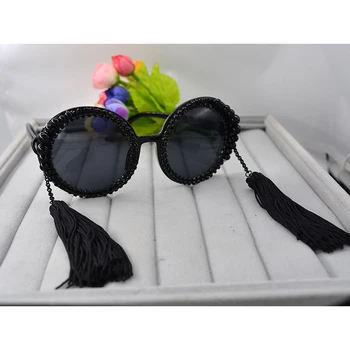 Belmon Moda stil Baroc ochelari de Soare pentru Femei Brand Designer Rotund Ochelari de Soare Pentru Femei UV400 Oculos de Sol de sex Feminin de ochelari de soare RS660