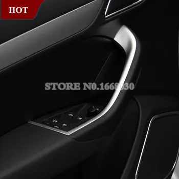 Ușa interioară Cotiera Butonul Comutator Fereastră Acoperi Trim 4 buc Pentru Audi Q3 8U 2012-2017 Decorare Auto Auto Accesorii de Interior