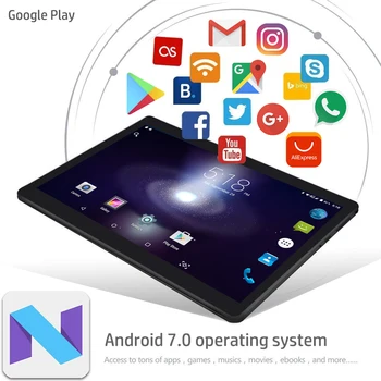 2021 comprimat de învățare 4GSIM Android 9.0 tableta 6GB + 128GB ROM WiFi GPS 10.1-inch comprimat sprijină ZOOM, susține Netflix