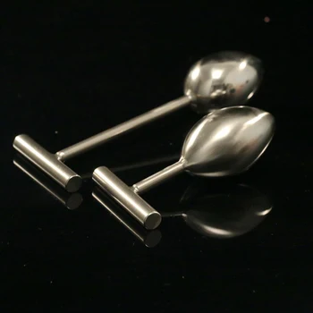 Grele de tip solid din oțel inoxidabil mâner lung de metal anal plug 2 dimensiune alege expansiune dilatator anal dopuri de fund jucarii sexuale buttplug
