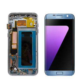 Super Amoled S7 Edge Lcd Pentru Samsung S7 Edge G935 Display Lcd Touch Screen Digitizer Cu Cadru Assesmbly Pentru Samsung S7Edge Lcd