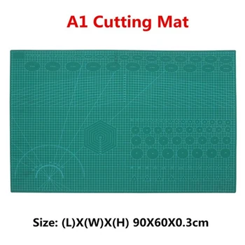 3mm A1 PVC Tăiere Mat Tăiere Pad Mozaic Dublu Imprimat, Auto-Vindecare Tăiere Mat Ambarcațiuni Quilting Scrapbooking Bord 60X90CM