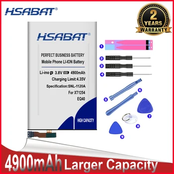HSABAT mai Noi 4900mAh EQ40 pentru Motorola Moto Droid Turbo XT1254 Baterie XT1225