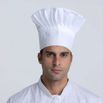 Unisex en-Gros de Nouă Ori Capac Mare Bucătar Chelner reglabil Palarii Adult Restaurant Hotel pălării de Panificație Mâncarea de la Cantină Servicii de bucătari pălărie