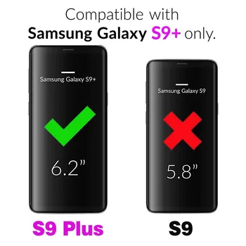 Caz de telefon pentru Samsung Galaxy S9 Plus Suport Inel de Protecție din Greu la Șocuri Bara Glaxay S9+ 9S 9plus S9plus S 9 Notă Femei Bărbați