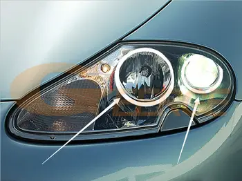 Pentru Jaguar XK8 XKR X100 1996-2006 Excelent Ultra luminoase SMD LED Angel Eyes halo inele kit Lumina de Zi Accesorii auto
