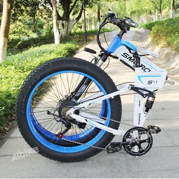 Nici o Taxa Bicicleta Electrica Pliabila Urban, Biciclete Electrice 1000W Motor 48V 14Ah Ascunse Baterie cu litiu Ebike design Pliabil e-bike