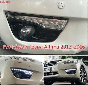 1 Pereche DRL Pentru Nissan Teana Altima 2013 2016 Lumini de Zi de Funcționare a lămpii de ceață capac far 12V lumina Zilei