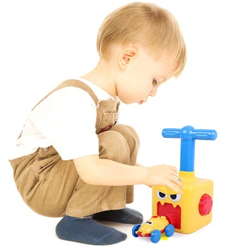 (VIP Link) științele Educației Putere Masina Balon Montessori jucării Experiment Jucărie Inerțiale Turnul de Lansare Masini Jucarii pentru Copii Cadouri