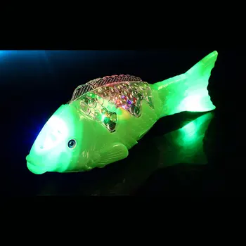 1 buc LED-uri Swing Fish Lumina Stralucitoare colorate intermitent lămpi ca Zi pentru Copii copil baieti jucarii si cadouri pentru petrecere decoratiuni