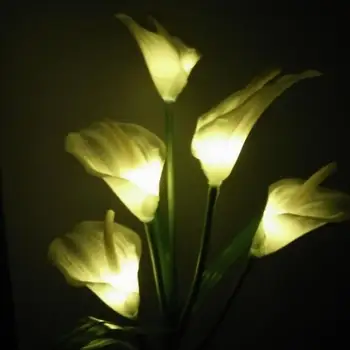 În aer liber, Solar Alimentat LED Potcoavă Floare de Lumină rezistent la apa 5 Lampă cu LED-uri pentru Curte, Gradina Calea Mod Peisaj Decorativ Lampă de Noapte