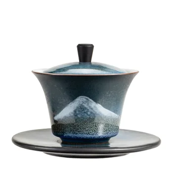 Se Acoperă Vasul Ceramic Trei Vigoare Acoperă Vasul De Uz Casnic De Ceai Ceașcă De Ceai Castron Kung Fu Set De Ceai Pentru Prepararea De Ceai Dispozitiv Gaiwan Set De Ceai Chinezesc