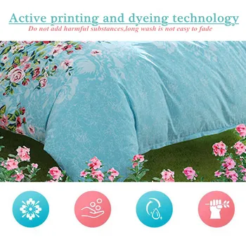 WOSTAR set de lenjerie de pat 3d print Animal peisaj carpetă acopere stabilit și față de pernă textile acasă dinozauri set de lenjerie de pat king size