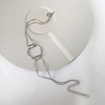 Pret de fabrica Argint 925 Moda Concis Delicate Șarpe Os Sârmă Bratari Bijuterii Fine pentru Femei