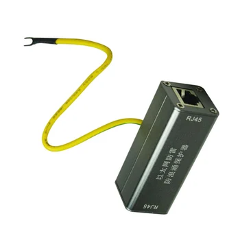 Protector PoE+Gigabit 1000Mbs conector RJ45 La RJ45 Jack Ethernet Protector de Supratensiune Tunet Fulger Descărcător de a Proteja Adapte