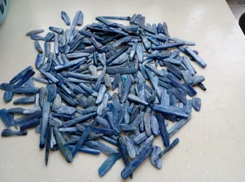 50g Naturale cianit Cristal Macadam fâșie lungă Original Piatră prețioasă pendul fish tank vas decor de amenajare a teritoriului albastru specimen