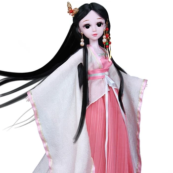 60cm 1/3 BJD Papusa Haine Stil Chinezesc Costum DIY Dress Up Costume de Îmbrăcăminte Vechi Printesa Fată Păpușă Jucărie Dress Accesorii