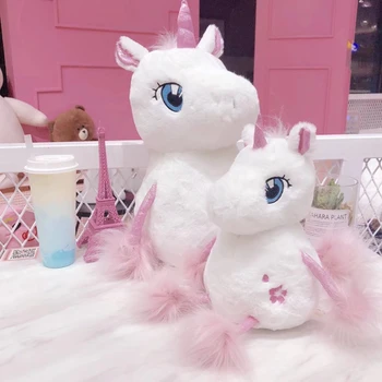 Afacerile directe, desene animate, jucării de pluș unicorn rainbow dash ponei păpușă jucărie pentru copii cadouri pentru fete kawai Cherry Unicorn