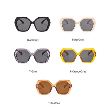 RBRARE Retro Poligon ochelari de Soare pentru Femei Ochelari Supradimensionate Pentru Femei/Bărbați de Lux ochelari de Soare Femei Vintage Oculos De Sol Feminino