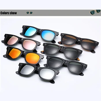 Lentile de sticlă clasic de ochelari de soare femei bărbați Acetat de ochelari de soare Brand de Lux Nit Design Ochelari Elegant Feminin gafas de sol mujer