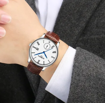 OLMECA Fierbinte de Vânzare de Moda Bărbați și Femei Ceas de Lux, Două Ceasuri de mana rezistent la apa Ceasuri de Curea din Piele Ceas Relogio Masculino