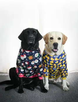 Mare haine de câine câine Mare pijamale Super moale haine de câine Potrivit pentru mediu și câini de talie mare Dimensiune 8-12