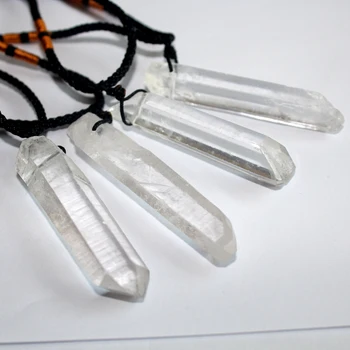 Runyangshi formă neregulată Clar Naturale Piatră de Cuarț de Cristal Pandantiv Cristale de Cuarț Pandantive Pentru Colier Bijuterii de 10 pc