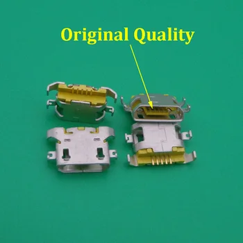 100buc/lot micro mini-jack mufa Conector USB port de încărcare doc de reparații plug Pentru Alcatel Strălucire Lite OT5080 5080X 5080U 5080