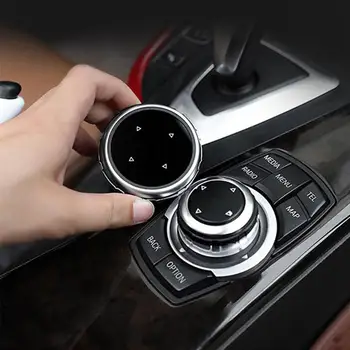 Modificat Consola centrală Multimedia Buton de Comandă Buton Ornamente Capac Decor Plastic ABS Decor pentru BMW F10 F20 F30 iDrive