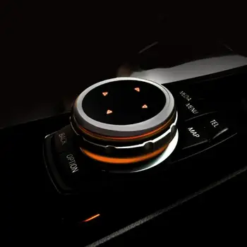 Modificat Consola centrală Multimedia Buton de Comandă Buton Ornamente Capac Decor Plastic ABS Decor pentru BMW F10 F20 F30 iDrive