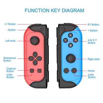 1 Pereche Stânga-Dreapta Bluetooth Jocuri Joystick-Uri, Gamepad Controler De Joc Pentru Nintendo Comutator Pentru Joycon Joc Pentru Nintendo Comutator