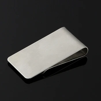 100x Personalizate Logo-ul Gravat de Argint din Oțel Inoxidabil Subțire Bani Clip Portofel Personalizat Titularul Cardului de Credit, Numerar Suport Clip Pentru Barbati