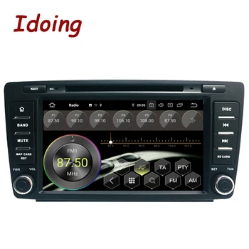 Idoing Android10 4G+64G Core 2Din DVD Pentru Skoda Octavia 2 A5 2008-2013 Radio Auto Multimedia Player Video de Navigare GPS Capul uni