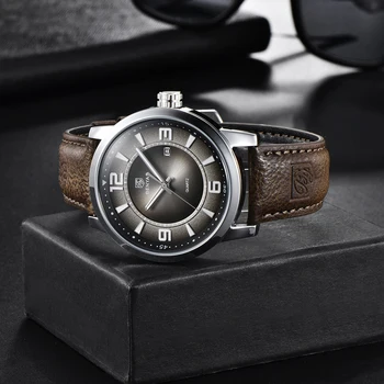 BENYAR Top Brand de Lux Ceas Militar Barbati Cuarț Ceas de mână Mens Ceasuri din Piele rezistent la apa Curea Mens Ceasuri Relogio Masculino