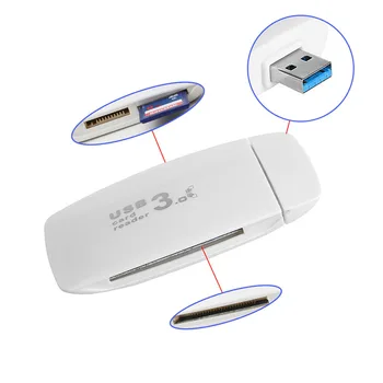 Usb 3.0 multi 4-în-1 cititor de card de memorie cu adaptor pentru SD / TF CF MS micro SD calculator pc accesorii