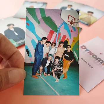 NOI Kpop Bangtan Boys Dinamita Photocard Autocolante Fata Jucării pentru Adulți Felicitare Cadou JIMIN JIN SUGA