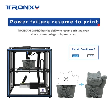 Tronxy mai Noi Modernizate X5SA PRO 3D Printer CoreXY DIY OSG Dublă Axă Extern Șină de Ghidare și Titan Extruder Material Flexibil