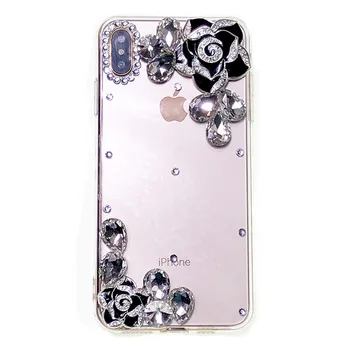 Pentru Samsung Galaxy A70 A60 A50 A20 A40 E M10 M20 S8 S9 S10 Nota 8 9 10 Stras Caz Telefon Kilifi Diamant Clar Telefon Coque