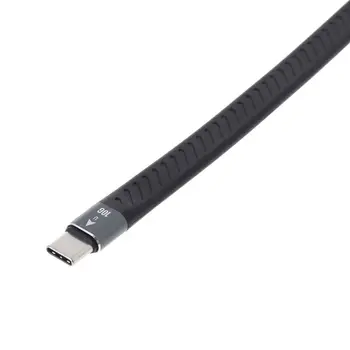 Pentru Thunderbolt 3 Cablu de Date 10/40Gbps Moale USB-C de Încărcare Cablul de Linie Emark Chip cablu 15cm C26