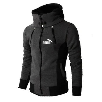 2021 Primăvară Bărbați Hoodie de Iarnă Bărbați Fleece Jachete cu Glugă Moda Cusătura de sex Masculin Casual Brand de Îmbrăcăminte Sport Uza