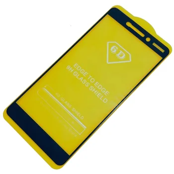 Sticlă de protecție pentru Nokia 6.1 cu cadru negru plin de lipici