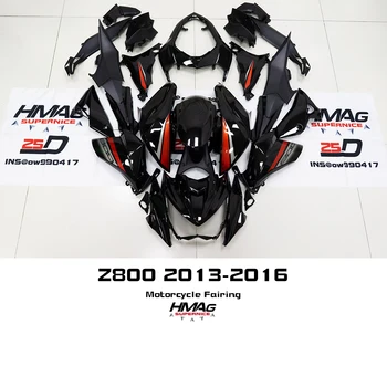 Motocicleta Carenaj Kit De Caroserie Carenaj Portocaliu Negru De Înaltă Calitate Pentru Kawasaki Z800 2013 2016
