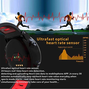 GPS rezistent la apa de Sport în aer liber, Ceas Rulează Echitatie Multi-funcție Ceas Inteligent UW90 Bluetooth Încheietura Ceas