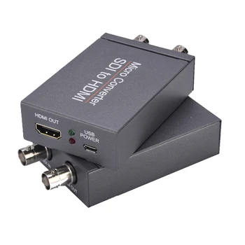 SDI La HDMI / HDMI La SDI Cu Adaptor Mini 3G HD Video SD-SDI Convertor Micro Cu Alimentare USB HDMI Switcher La SDI