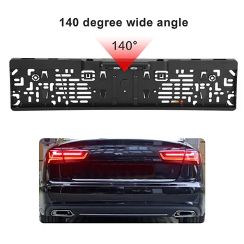 Automobile Numărul de Înmatriculare Cadru Cu LED-uri Infraroșu CMOS Retrovizoare Inversă de Rezervă aparat de Fotografiat Impermeabil Parcare Spate, Cadru